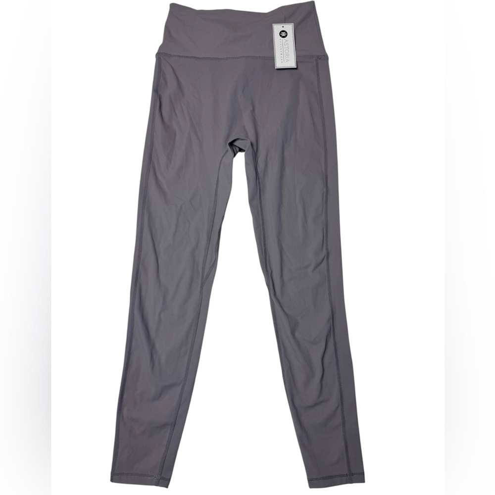 Astoria Activewear Gray High-Waisted Leggings - Size M (NWT)